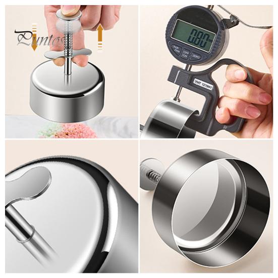 Non-stick Rice Mold Stainless Steel Onigiri Sushi Ball Maker Round Star Flower Shape Bento Press Food-Safe Kitchen Tool for Cakes Patties Salads