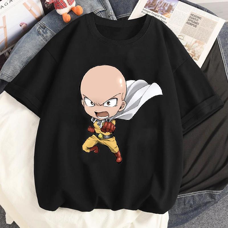 Anime One Punch Man Hrdina Saitama Oppai Potištěné Tričko Léto Dámské Ležérní Krátký Rukáv Streetwear Trička Harajuku Trička Topy