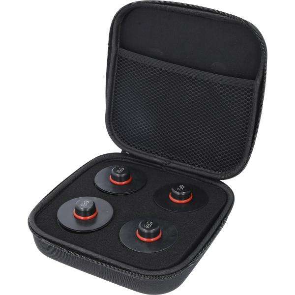 

4pcs Lifting Jack Pad Set for Tesla Model 3/S/X/Y/Y Juniper (2013-2026), 4-Pack Heavy Duty Rubber Lift Pucks with Storage Case