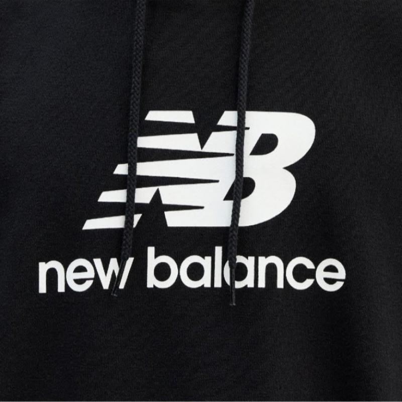 New Balance Hoodie Kqj Nbn0e2s031 19 Public Stack Logo Hoodie  Semi Ov 