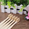 8 In 1 Bamboo Toothbrushes Cleaning Gum Sustainable Soft Bamboo Toothbrushes Beige