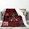 Sorority Gifts for Women - J1913 Elephant Sorority Blankets 50''x60' DST Throw Blanket for African American Sorority Women/Girls Birthday Gift