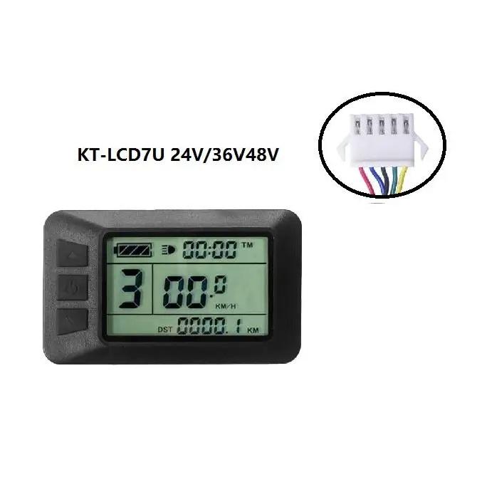 Ebike KT LCD LED Display Waterproof SM Plug 24V36V48V72V LCD3 LCD4 LCD5 LCD7 LCD8H LCD9 LED880 LED900S for Electric Bicycle Kit