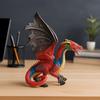Handmad Myth Dragon Figures Simulation Warcraft Dragon Animal Model  Desktop Decorative
