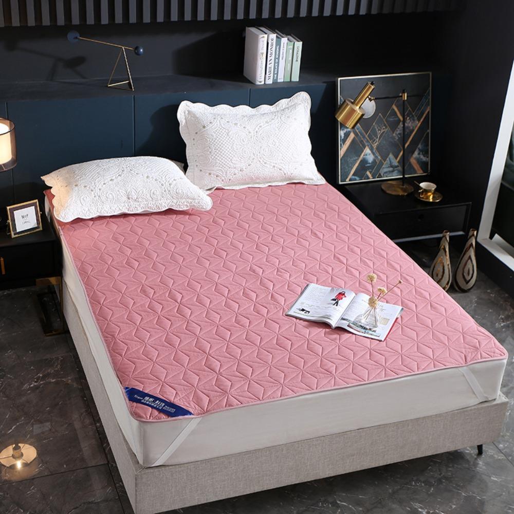 Non-slip Mattress Pad Anti Dust Bed Cover Protectors Pads Throw Mattress  Elderly