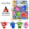 Super Wings Transformation Robot Toy Set: Le Di, Xiao Ai, Duo Duo, Ka Wen, Ku Fei, Bao, Jing, Zhang Gift Box