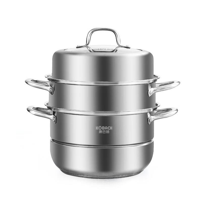 Kumbach European Style 3-Layer Stainless Steel Steamer Set 28cm