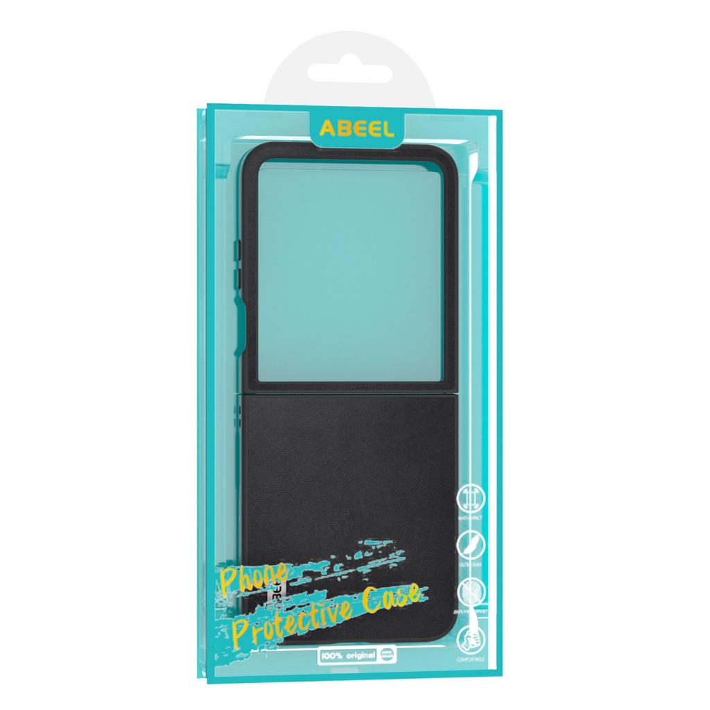 ABEEL For Motorola Razr 60 Ultra 5G Deksel Elektroplettert Krokodilletekstur Ekte Kuskinn+PC Telefondeksel