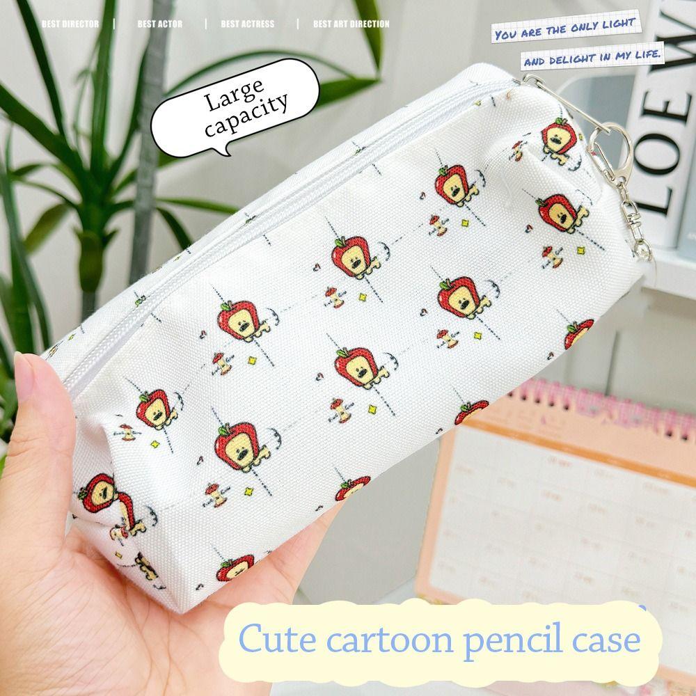 Gourmet Stationery Bag Large Capacity Pencil Case Cute Stationery Organizer  for School Office