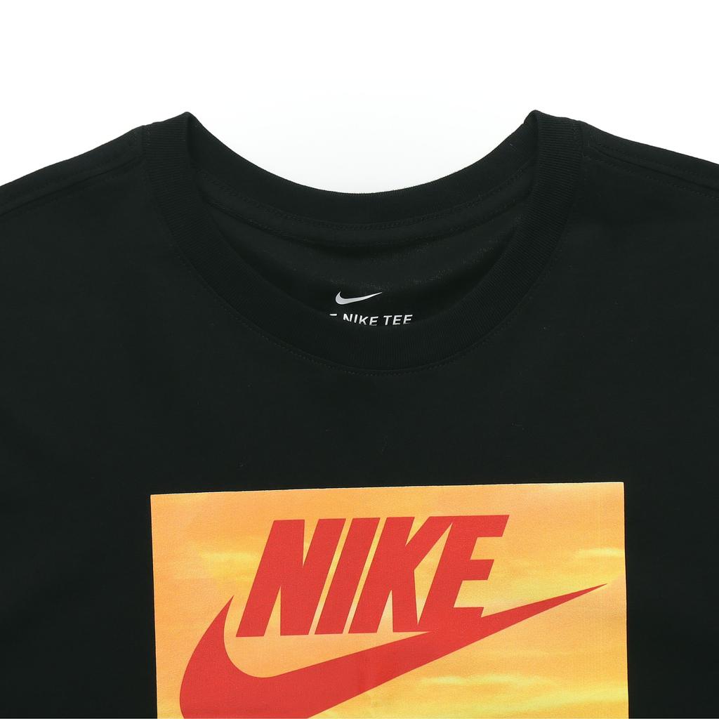 Nike Pánské tričko s krátkým rukávem s fotopotiskem Černé CK4281-010