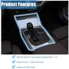 TINKI Car Center Console Gear Shift Panel Cover Trim Compatible for BMW 3 Series 3GT G20 G21 G22 G23 G26 G28 2019 2020 2021 2022 2023 2024 2025