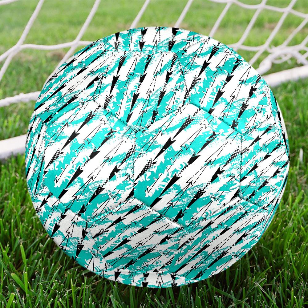 1pc Abstract Vector Theme Soccer Ball Football, Size 5, Lightweight PVC, Durable Outdoor Training Soccer Ball, Gift m6142