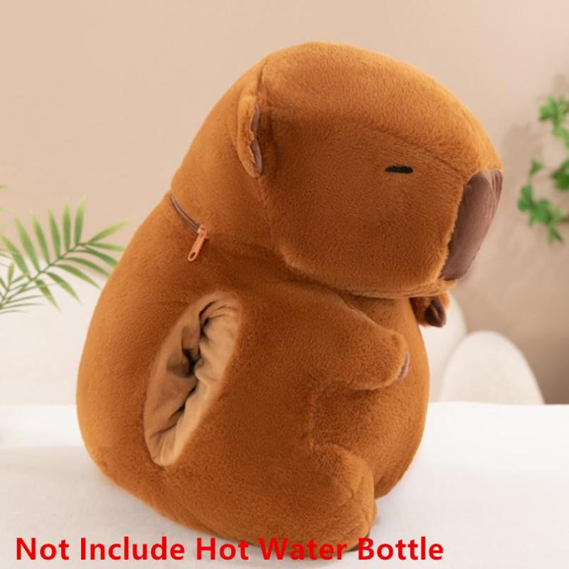 Capibara Winter Extra Large Plush  Water Bottle Women'S Home Water Filling Hand Warmer Holiday Gift For Girlfriend