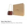 Coach Faye Suede With Smooth Leather Small Lucky Bag Crossbody Bag, Shoulder Bag Mini Women's Vintage Brown CDC42-IMYEF