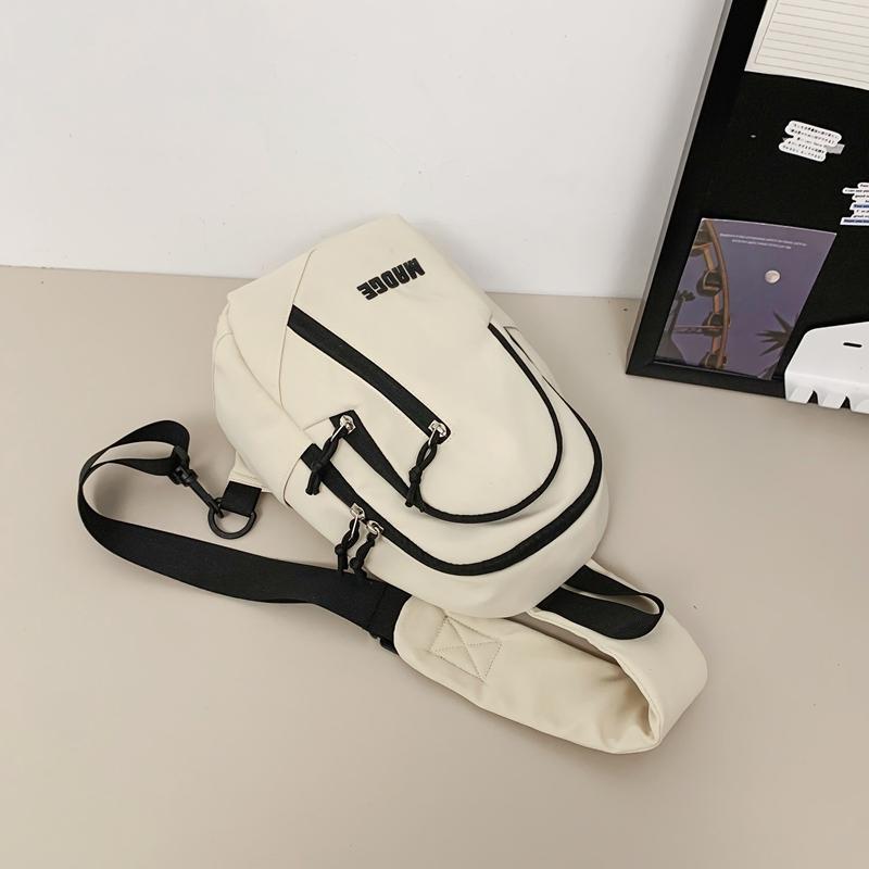 Lightweight Chest Bag Women's Crossbody Bag Men's Sports Riding Large Capacity Shoulder Bag