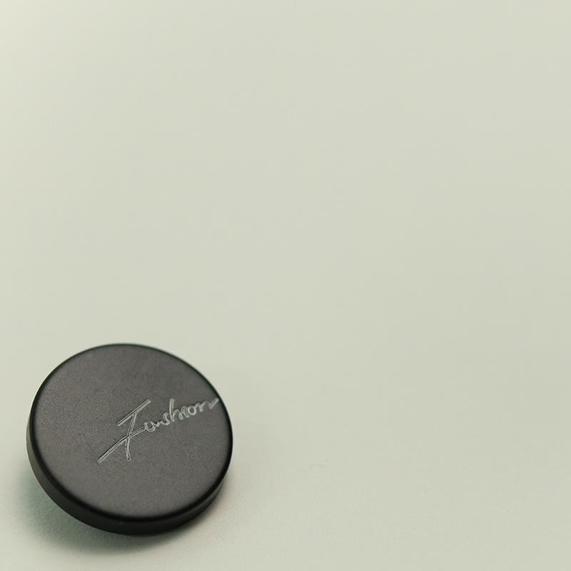 

5 шт. Высокая смоляная пуговица-буква, круглая черная пуговица, пуговица для твидового пиджака, пуговица для костюма, пуговица для меховой шубы Round & 17mm [Weight 1g]