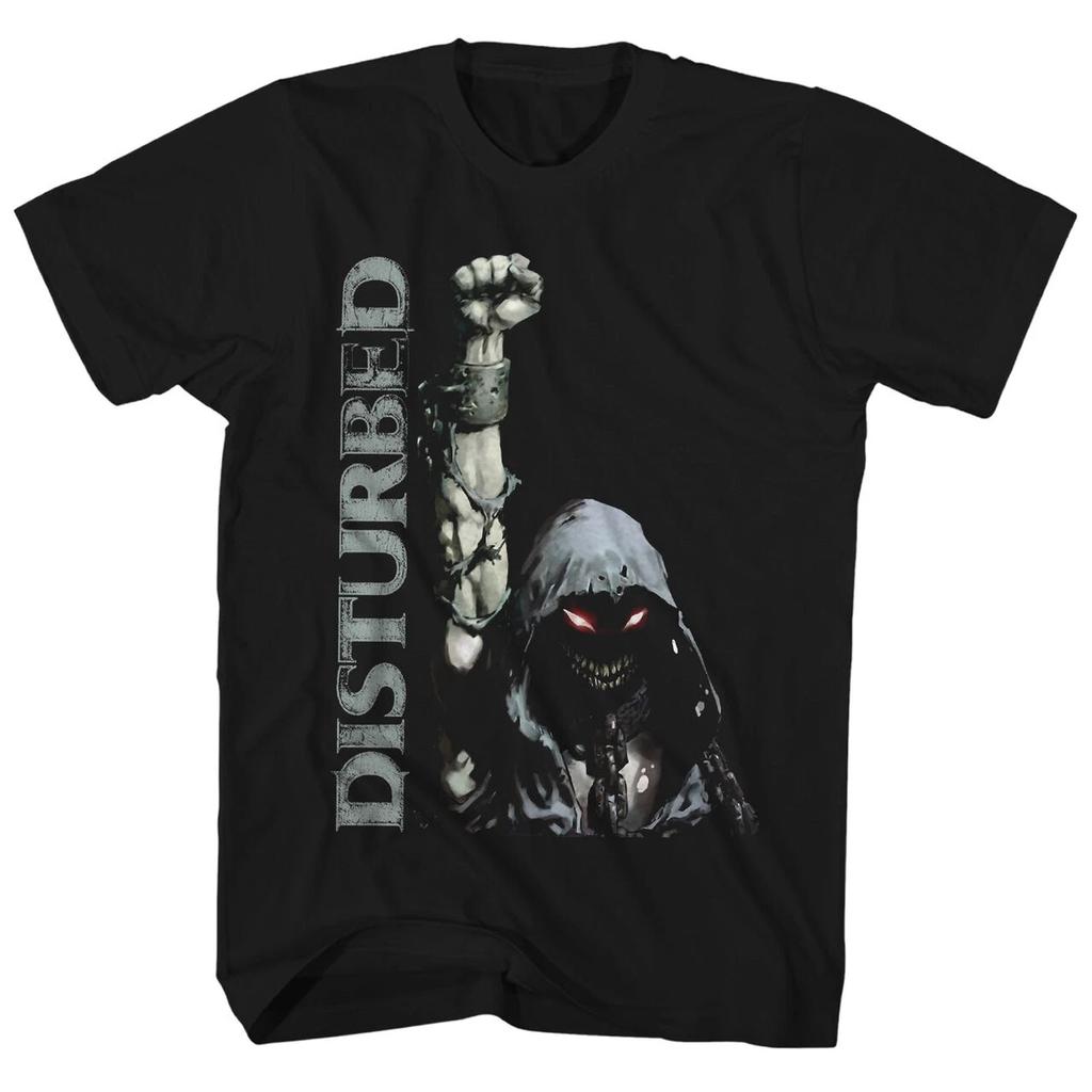 Disturbed Up Yer Fist Mens T Shirt Rock and Roll Classic Band Tee New Black