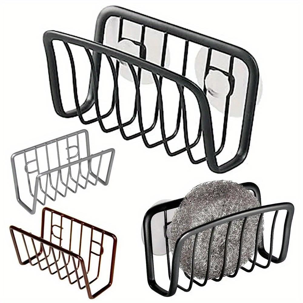 Sink Sponge Rack Drain Storage Shelf Kitchen Wire Ball Rag Organizer Holder Kitchen Storage Rack