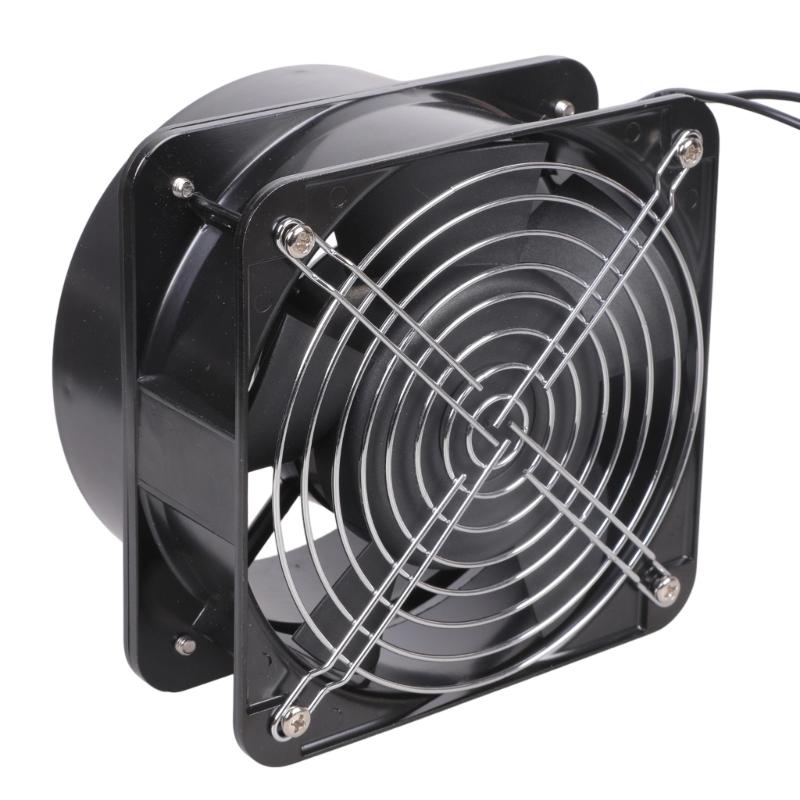 Doppelt kugelgelagerter Lüfter 150mm Metallschutzgitter und Geschwindigkeitsregelung für effiziente Kühlung
