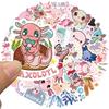 50pcs Cute Animal Salamander Axolotl graffiti Cartoon Decals Kids Toy DIY Diary Suitcase Scrapbook Phone Laptop waterproof Stick