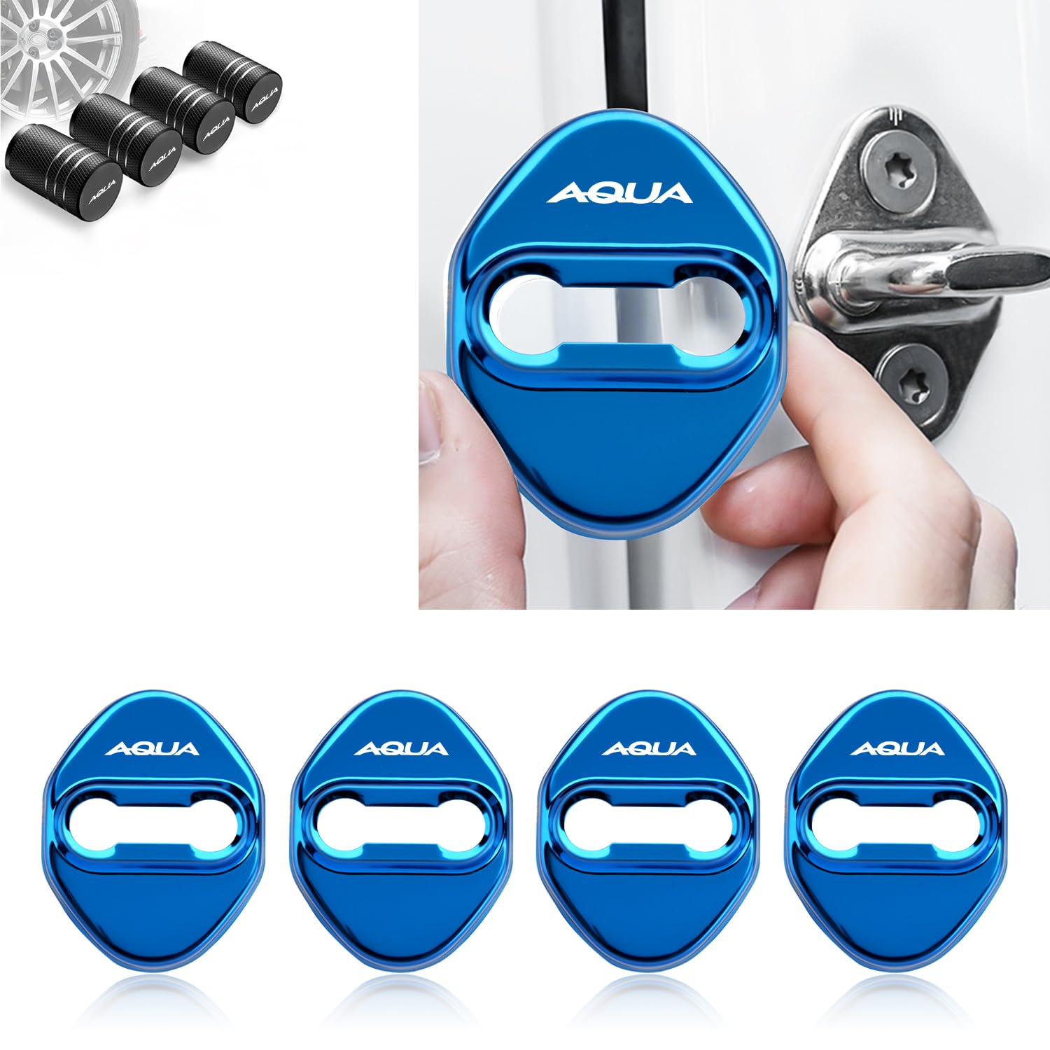 

Подходит для аксессуаров Aqua, Накладка на дверной фиксатор, Дизайн, разработанный специально для автомобиля Aqua, Новая модель, Aqua синий