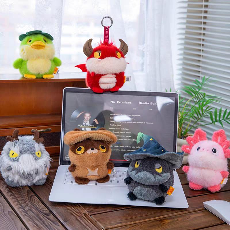 Dinosaur Plush Keychain Toy With Pp Cotton Filling For Kids And Collectors
