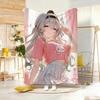 Hit Anime F-Firefly G-Girls Throw Lightweight 240G Flannel Blanket Soft Skin-Friendly For Summer Cooling