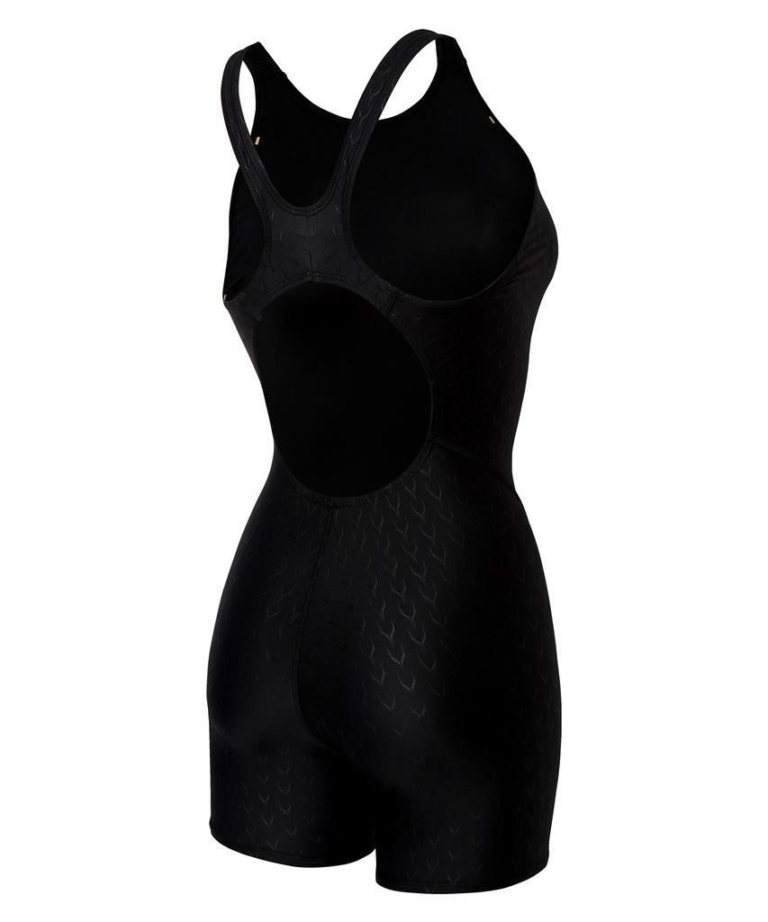 Laelliseupocheu [Oslh614 Blk] Solid Birdskin Half-Length X-Back Black