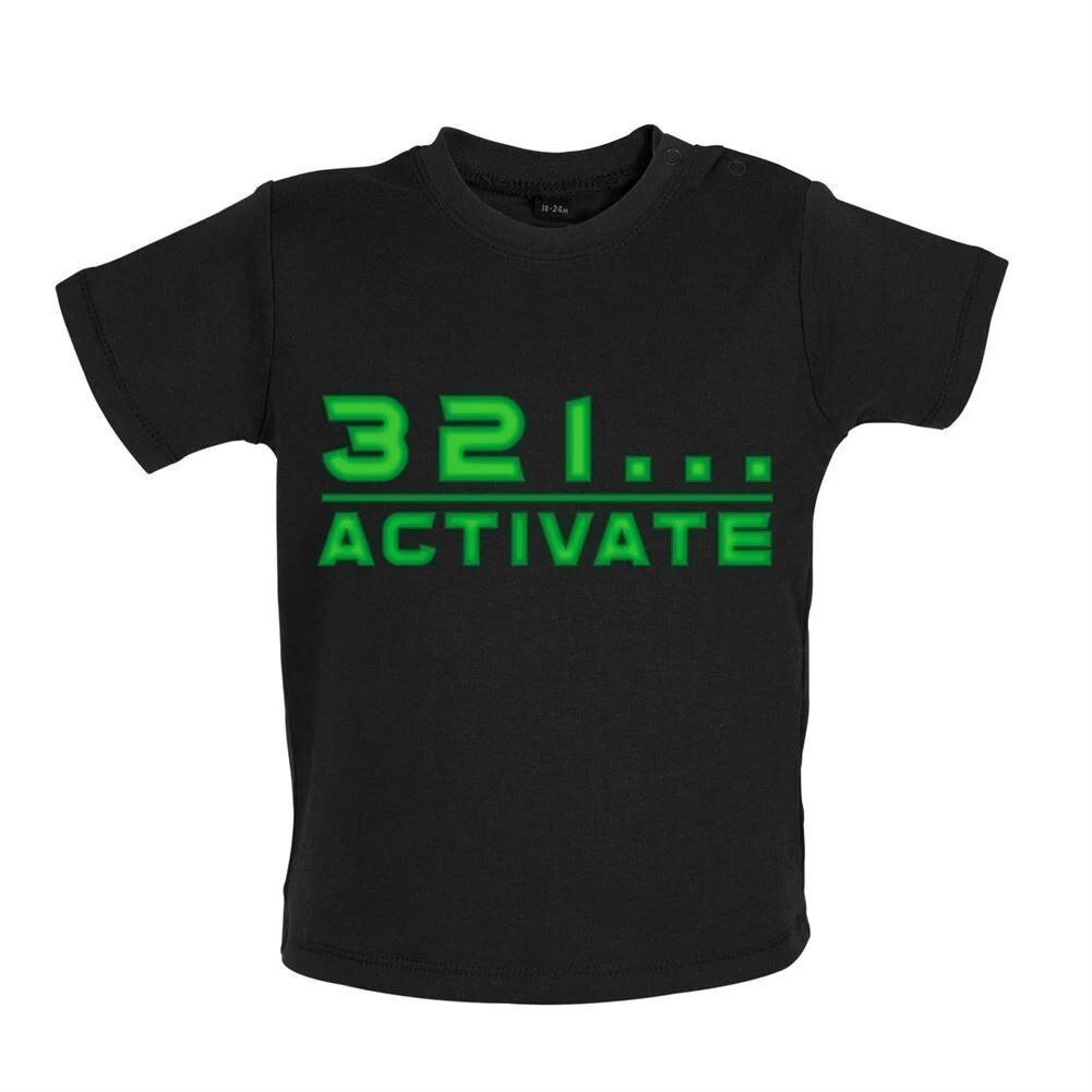 

321 Activate - Baby Kids T-Shirt / Body- Robots TV Shows Geek Funny Robot Wars 120