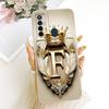For Tecno Camon 17 CG6 CG6j Case For Techno Camon 17 Cover Luxury A-Z Letters 2D Painted Silicone Casing