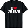 I Love Jesus T-Shirt Christian Faith Religious Unisex Tee S-5XL