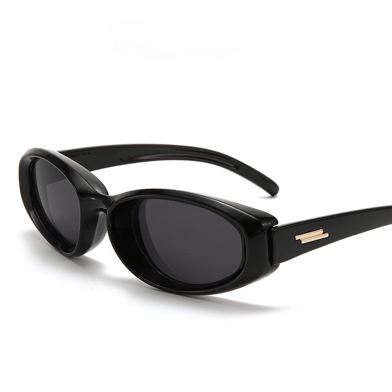 Retro Okulary przeciwsłoneczne w owalnej oprawce Damskie Hip-hop Y2K Okulary typu Kocie OkoRetro Okulary przeciwsłoneczne w owalnej oprawce Damskie Hip-hop Y2K Okulary typu Kocie Oko