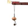 Peach Wood Coffee Bean Phone Charm - Wénwán Bear & Dog Pendants