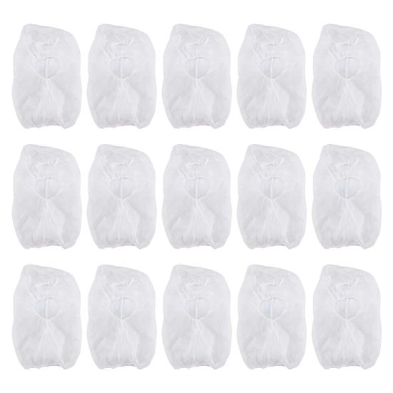 5/10/15Pcs Disposable Beard Hair Net Full Face Bouffant Hood Cap Unisex Universal Food Service Cooking Non-Woven Head Cover Hairnet