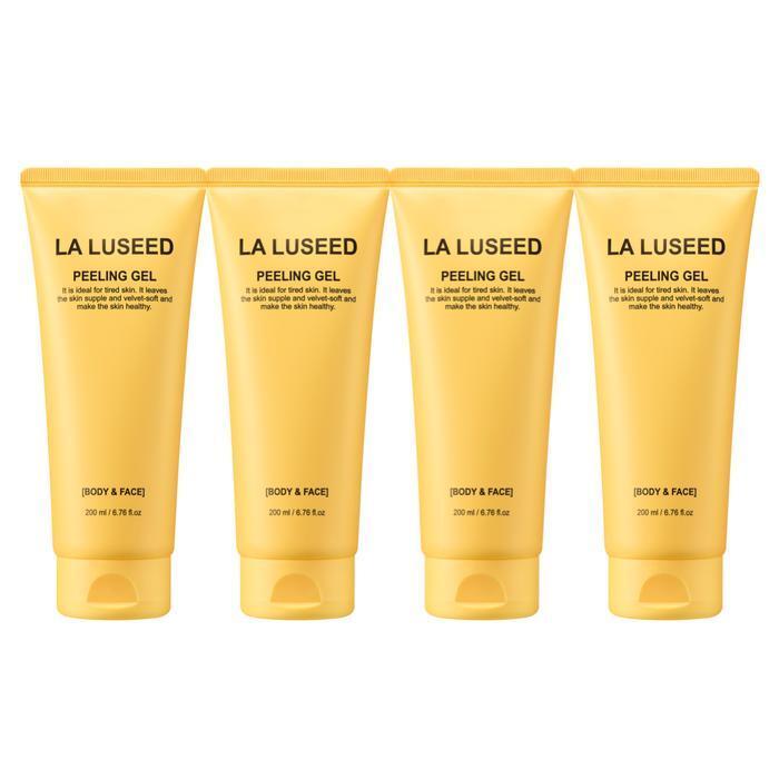 Lalucid Banana-Scented Exfoliating Peeling Gel 200ml x 4 (43388190)