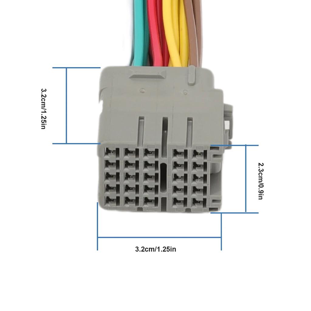 Front Driver/Passenger Side Door Connector Pigtail Wire Harness For 96-00 Civic 97-01 C-RV 96-01 Acura Integra 97-01 Prelude