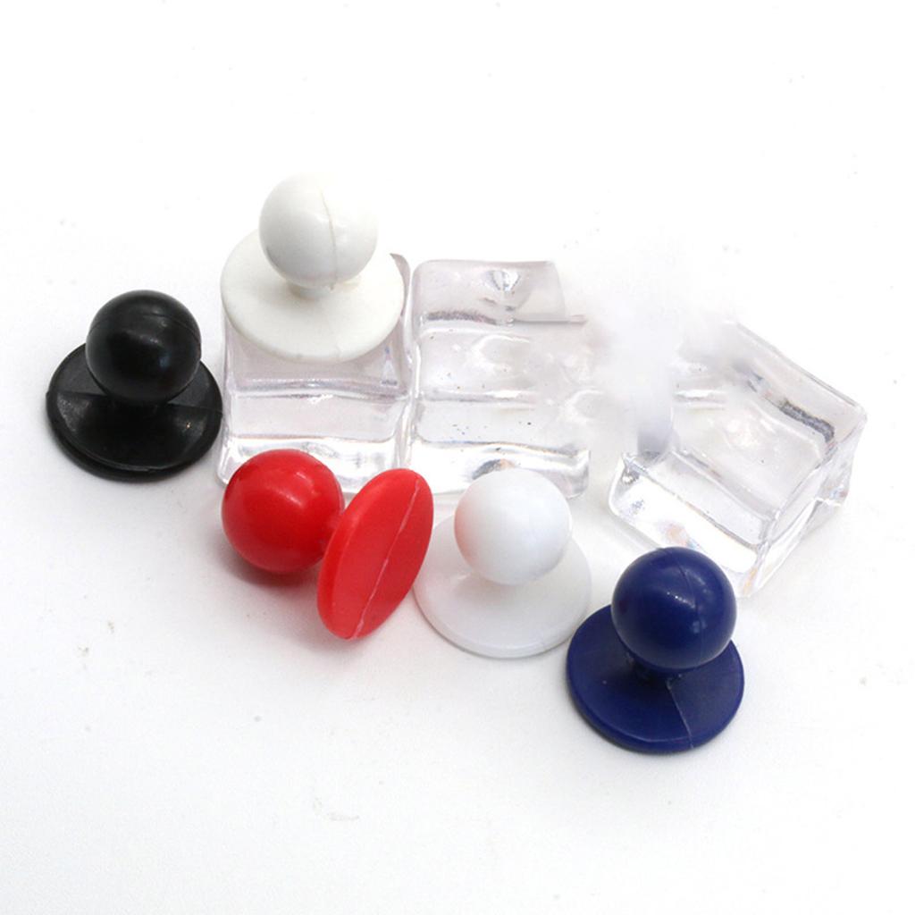Pack Of 100 Chef Uniform Ball Buttons Nylon Plastic Round Buttons For Professional Kitchen Chef Clothing Accessories