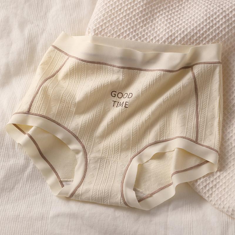 Women Underwear Cotton Panties Cute Panty Middle Waist Briefs Comfortable Soft Underpants M-XXL