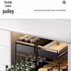 Kitchen Cabinet Slide-Out Storage Rack