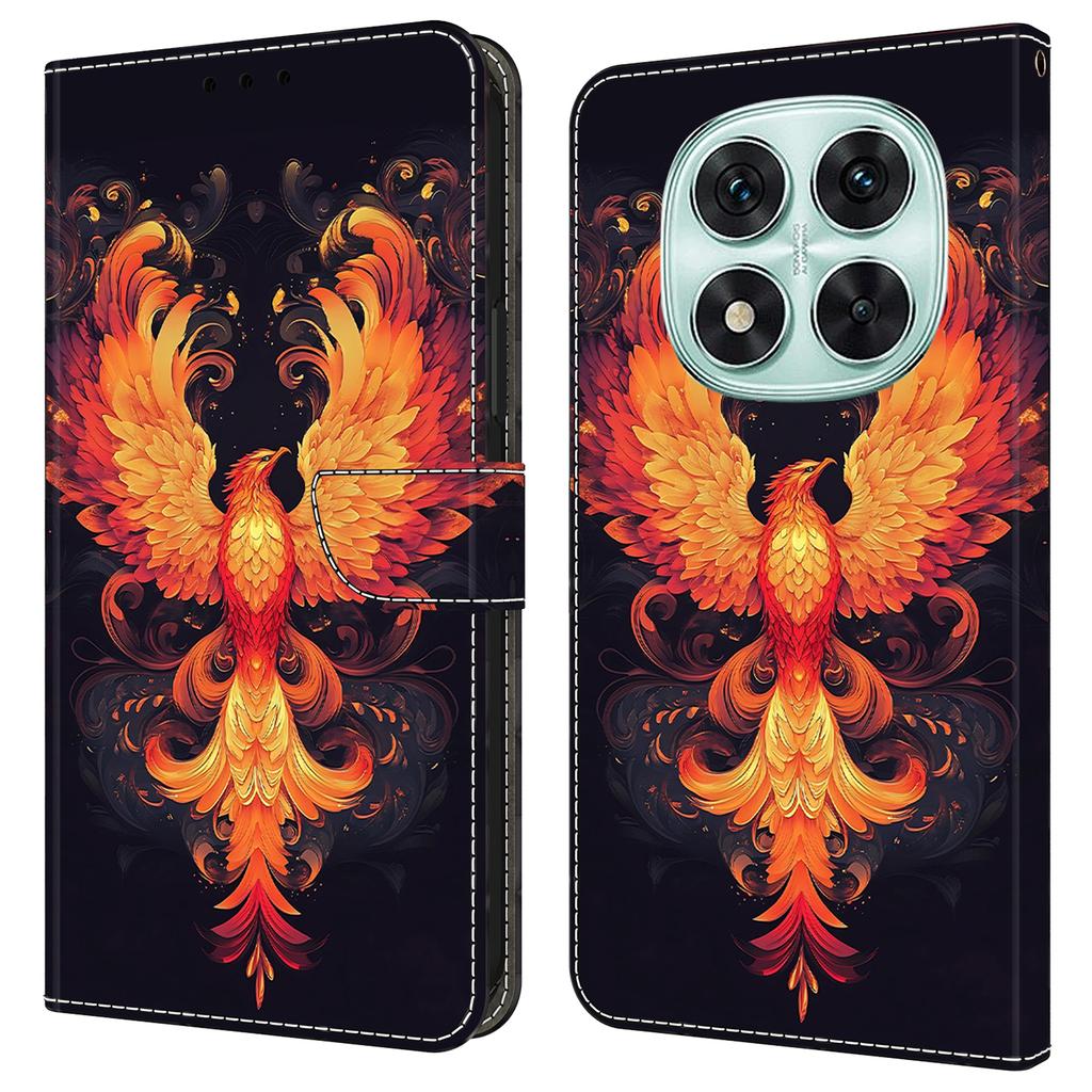 Etui dla Xiaomi Redmi Note 14 Pro 4G Portfel Stojak Wzór Drukowany Skóra PU Klapka Pokrowiec na Telefon