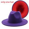 Vintage Woll-Fedora-Hut mit breiter Krempe für Herren Damen Sommer Sonnenschutz