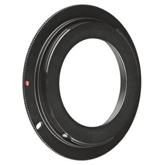 NinoLite for attaching M42 mount lenses to Canon EOS camera bodies M42-EOS Adapter, Black,