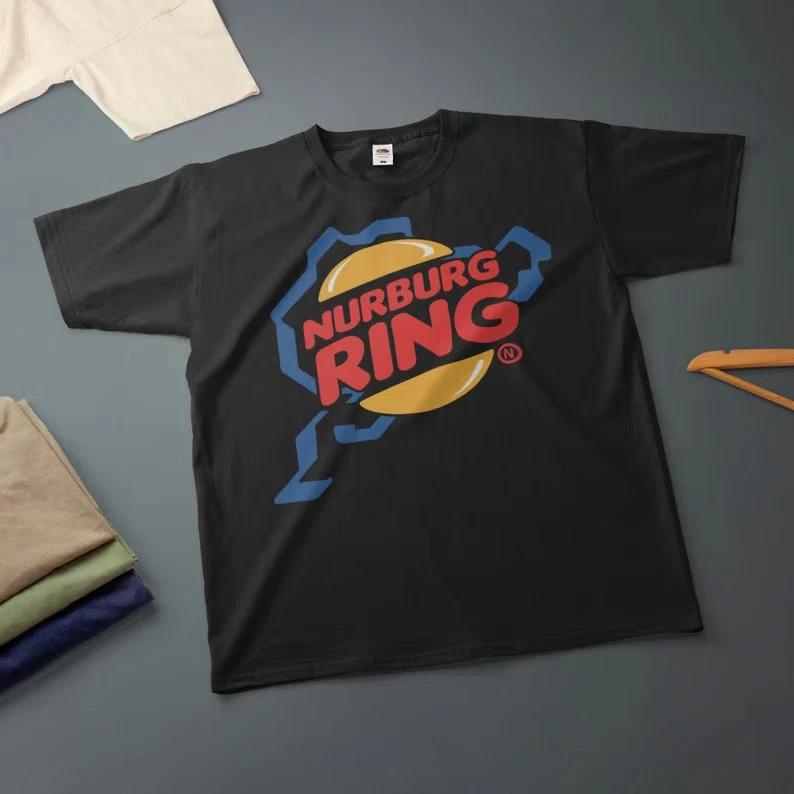 Nurburgring Burger T-Shirt Biker Motorcycle Car Enthusiast XXXXL