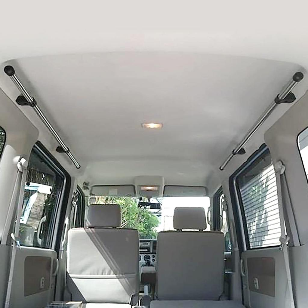 Kiload Car Storage Carrier Side Cross Ride and Right Compatible Every Wagon Atrai Wagon Vamos Hobio Bars, Bars, (Left Set) with (DA64 Series), (S300