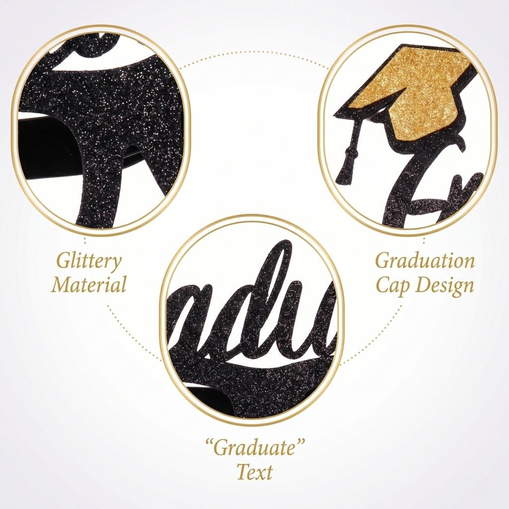 Graduation Decoration Eyeframe Graduation Party Funny Photography Props Decoration