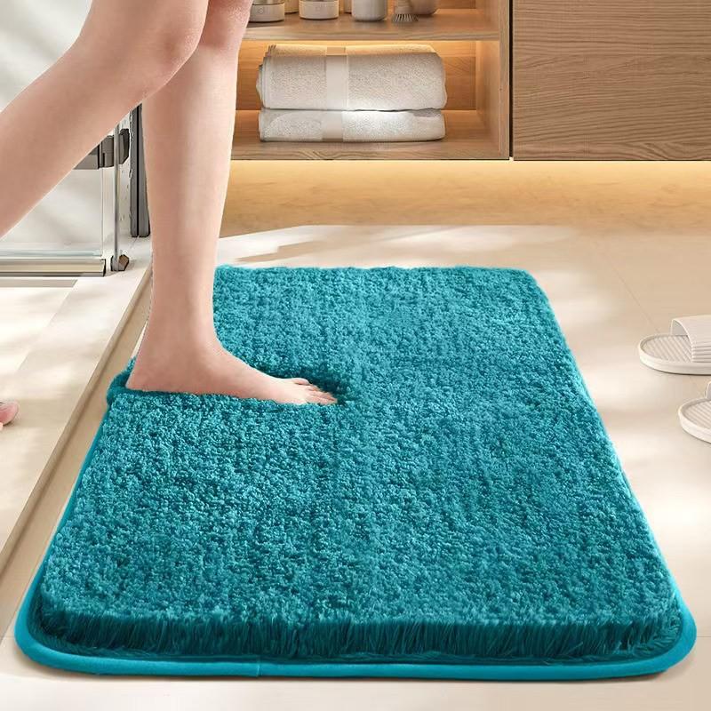 Tappetino da Bagno in Chenille Spesso Assorbente Antiscivolo Tappeto per Pavimento Ingresso Bagno Corridoio Cucina