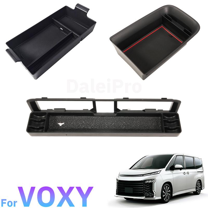 For Toyota Voxy 90 2022 2023 2024 Car Center Console Storage Box Armrest Storage Box Layered Storage Box Noah 90 Accessories