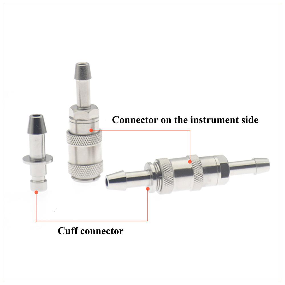 Universeller Schnellanschluss für MEK, Edan, Mindray, Nellcor, Siemens usw. Blutdruckmanschette mit Einzelschlauch, Luftschlauchanschlussstecker