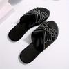 Sexy Hohl-Rhinestone-Schmetterlings-Mode-Slipper, Offene Zehen-Strandsandalen für Damen, Damenschuhe
