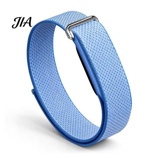 Running Hiking Gym Accessories Nylon Band for Fitbit Air, Breathable Replacement Watch Band, Adjustable Flexible Wrist Straps Sport Wristband,